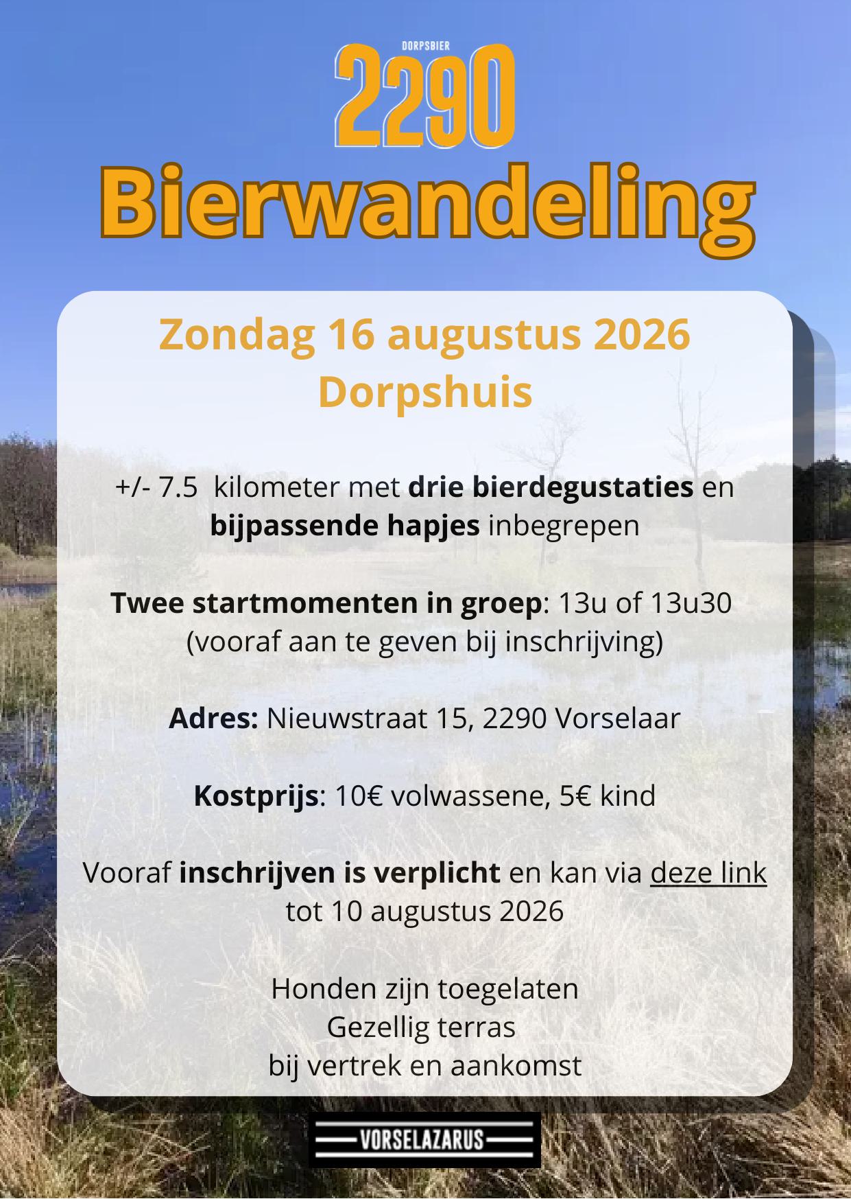 Bierwandeling 2026
